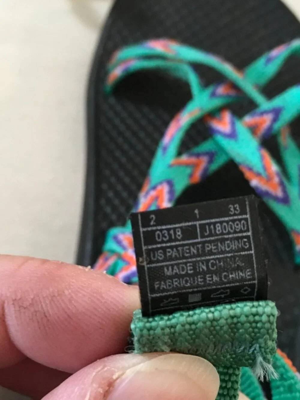 Chaco Kids ZX1 EcoTread Hiking Sandal Sz 2